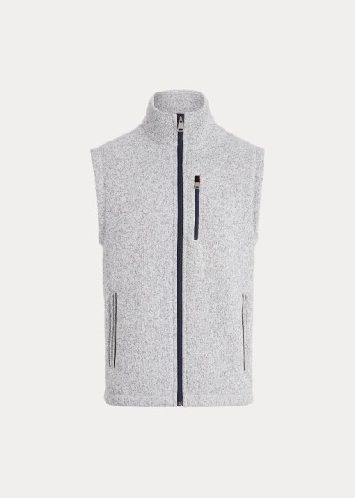 Men's Ralph Lauren Fleece Mockneck Vests | 642087EYO